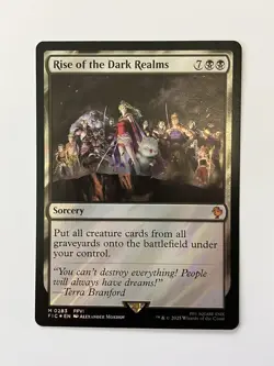 1x Rise of the Dark Realms, Surge Foil, Final Fantasy VI, Magic MTG NM - Image 1