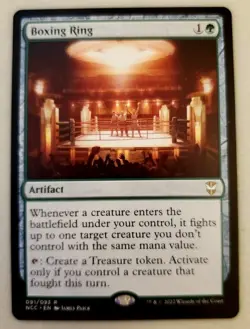 1x Boxing Ring Streets of New Capenna MTG Magic the Gathering NM - Image 1