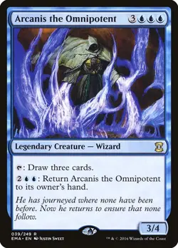1x Arcanis the Omnipotent NM Eng MTG - Eternal Masters - Image 1
