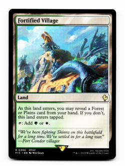 Fortified Village [Commander: Final Fantasy] MTG (FIC) R - Reveal Land ??? - Image 3