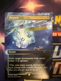 MTG DESPARK BORDERLESS FINAL FANTASY PROMO INSTANT NM REMOVAL COMMANDER FFXIV - Image 1