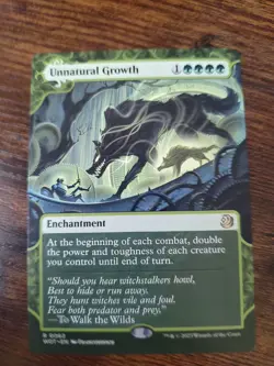Unnatural Growth Wilds of Eldraine: Enchanting Tales Regular - Image 1