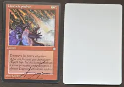 SIGNED MtG Magic Kaja Foglio Artist Proof _ Spanish Ice Age _ STONE RAIN _ VHTF! - Image 1