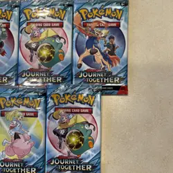 Pokemon TCG Scarlet And Violet Journey Together Sealed Booster Packs Lot Of 5 - Image 3