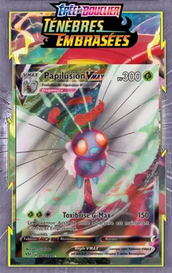 Papilusion VMAX -EB03:Tenebres Embrasees- 002/189 -Carte Pokemon Neuve Francaise - Image 1