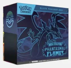 Pokemon TCG: Phantasmal Flames Factory Sealed Elite Trainer Box PRESELL 11/14 - Image 1