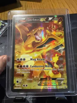 Charizard EX XY121 Black Star Promo Full Art Holo Pokemon Card NM LP+ - Image 1