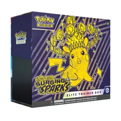 Pokemon Elite Trainer Box + Booster Bundle Surging Sparks COSTCO 2-PACK IN HAND - Image 3