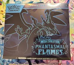 Pokemon ETB Mega Evolution Phantasmal Flames Sealed Elite Trainer Box New TCG - Image 1