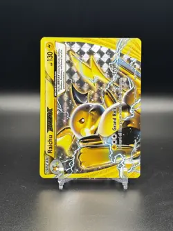 2015 POKEMON XY BREAKTHROUGH #50 RAICHU BREAK HOLO RARE - NM - Image 1