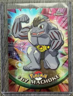 2000 Topps Chrome Pokemon TV Spectra Machoke #67 - Image 1