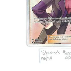 Steven’s Resolve 165/168 NEAR MINT Pokemon TCG Celestial Storm Full Art Holo - Image 3