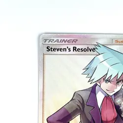 Steven’s Resolve 165/168 NEAR MINT Pokemon TCG Celestial Storm Full Art Holo - Image 4