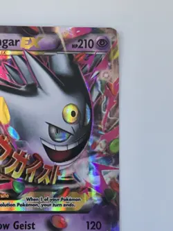 POKEMON M GENGAR EX XY166 BLACK STAR PROMO NEAR MINT CONDITION - Image 5
