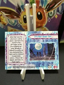 2000 Topps Pokemon The Move #70 Its Not Over Yet Blue Logo Very Rare (NEAR MINT) - Image 2