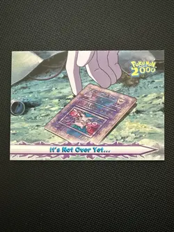 2000 Topps Pokemon The Move #70 Its Not Over Yet Blue Logo Very Rare (NEAR MINT) - Image 3