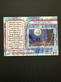 2000 Topps Pokemon The Move #70 Its Not Over Yet Blue Logo Very Rare (NEAR MINT) - Image 4