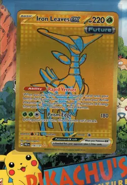 Pokemon TCG Iron Leaves ex 176/131 Sv: Prismatic Evolutions Holo NM/M - Image 1