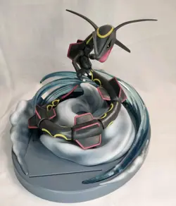 Pokemon TCG Hidden Fates Shiny Rayquaza Statue Figure Limited Collection 2019 - Image 1