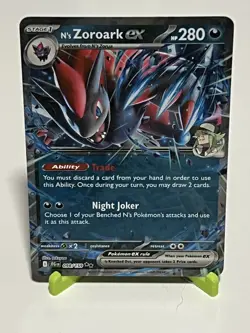 Pokemon N’s Zoroark ex 098/159 Journey Together Double Rare NM Condition - Image 1