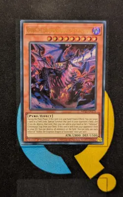 MP25-EN175 Veidos the Eruption Dragon of Extinction Ultra Rare 1st Ed YuGiOh - Image 1