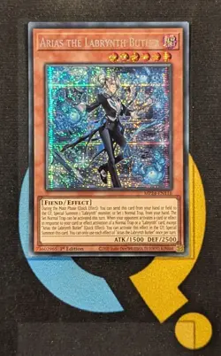 MP24-EN116 Arias the Labrynth Butler Prismatic Secret Rare 1st Edition YuGiOh - Image 1