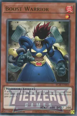 Yugioh Boost Warrior BLAR-EN063 Ultra Rare 1st Edition NM/LP - Image 1
