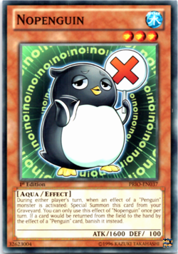 Nopenguin - PRIO-EN037 - Common - 1st Edition Yugioh - Image 1