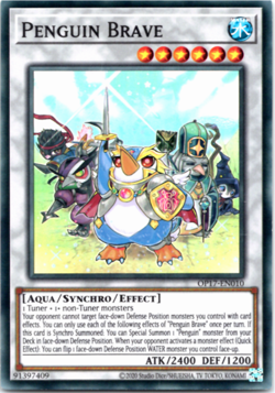 Penguin Brave - OP17-EN010 - Super Rare - Yugioh - Image 1