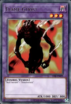 Flame Ghost - Rare LOB-EN029 - NM - YuGiOh - Image 1