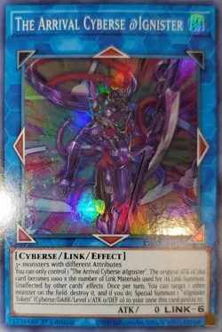 Yugioh The Arrival Cyberse @Ignister SR 1st Ed. ETCO-EN050 Near Mint - Image 1