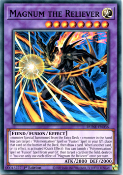 Magnum the Reliever DUNE-EN036 - Super Rare - 1st Edition Yugioh - Image 1