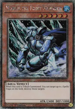 Yugioh Mobius the Frost Monarch RA03-EN142 - Platinum Secret Rare - Image 1