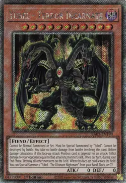 Yugioh Yubel - Terror Incarnate RA03-EN190 - Platinum Secret Rare - Image 1