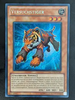 Versuchstiger LCGX-DE242 Secret Rare Deutsch NM YUGIOH - Image 1