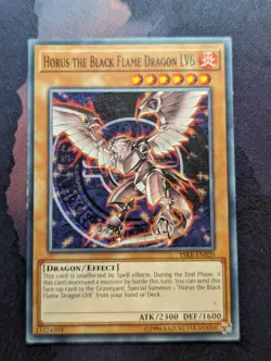 Horus The Black Flame Dragon LV6 Yugioh Common YSKR-EN020 - Image 1