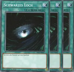 yugioh 3x Schwarzes Loch YS17-DE023 COMMON 1Auflage Deutsch - Image 1