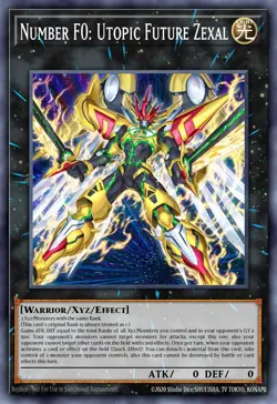 Yugioh DUAD-EN042 - Number F0: Utopic Future Zexal - Ultra Rare - Image 1