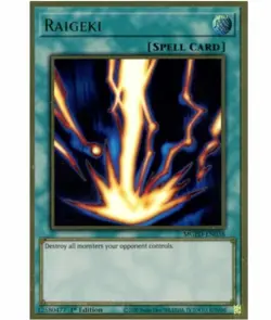 Raigeki - MGED-EN038 - Premium Gold Rare - 1st Edition - Yugioh - Image 1