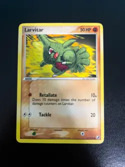 Larvitar 61/115 (Unseen Forces) - Common - 2005 - Pokemon Card - Image 1