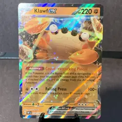 Pokemon TCG Klawf EX Obsidian Flames Holo Double Rare Card 120/197 NM/M - Image 1