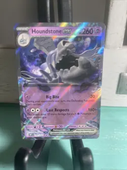 Houndstone ex 102/197 Obsidian Flames Holo Double Rare NM/M - Pokemon Card, 2023 - Image 1