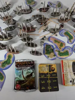 Wizkids Pirates of the Spanish Main CSG Spanish Main Lot Assembled Ships Card - Image 3