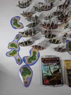 Wizkids Pirates of the Spanish Main CSG Spanish Main Lot Assembled Ships Card - Image 4