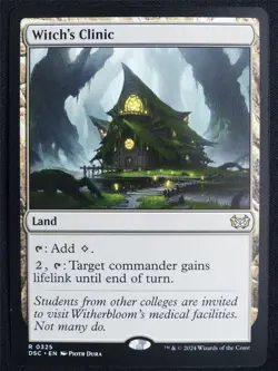 Witch's Clinic - DSC - Mtg Card #5O8 - Image 1
