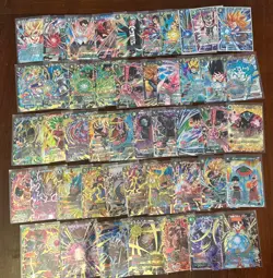 Dragon Ball Super 47 SR Foil Cards Lot ONLY Super Rares!! - Image 1