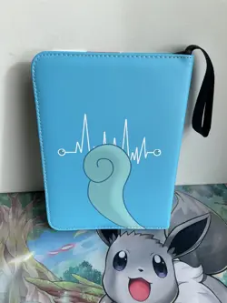 Squirtle Premium Pocket ZIP Card Binder/Folder Pokemon 400 Cards Album Collector - Image 3