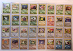 Complete 1st First Editions Jungle Set Uncommons/Commons Pokemon Cards Lot NM-LP - Image 1