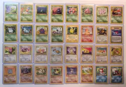Complete 1st First Editions Jungle Set Uncommons/Commons Pokemon Cards Lot NM-LP - Image 2