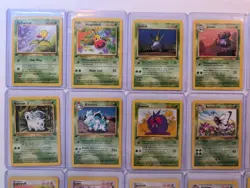 Complete 1st First Editions Jungle Set Uncommons/Commons Pokemon Cards Lot NM-LP - Image 3